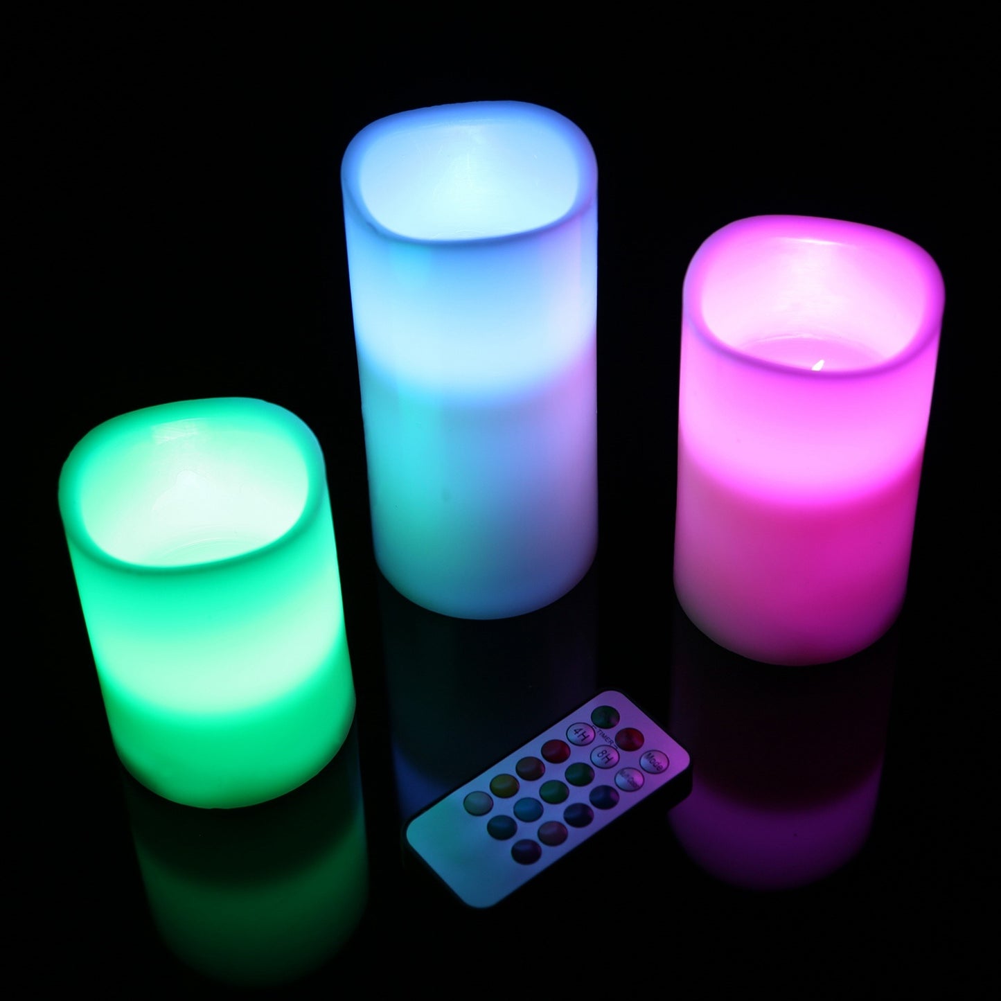 6Pc Flameless Candles Votive Candles Wireless Battery Operated LED Flickering Candles With Remote Control Timer