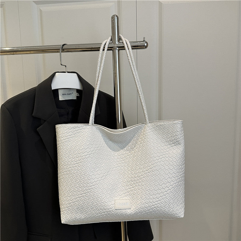 Casual Simple Large Capacity Shoulder Bag Women