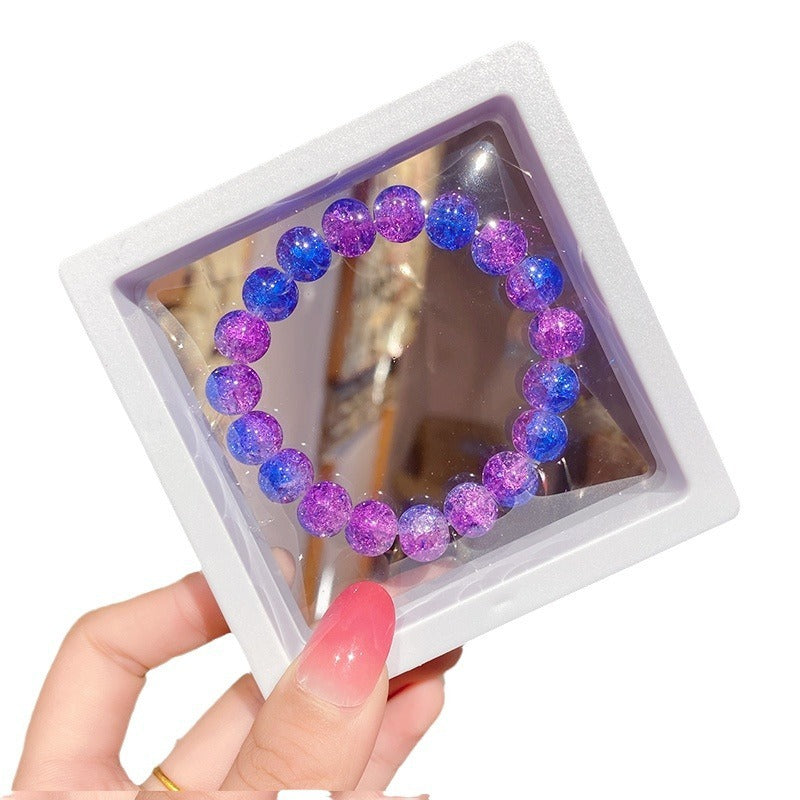 Ice-permeable Floral Beaded Hand Simple