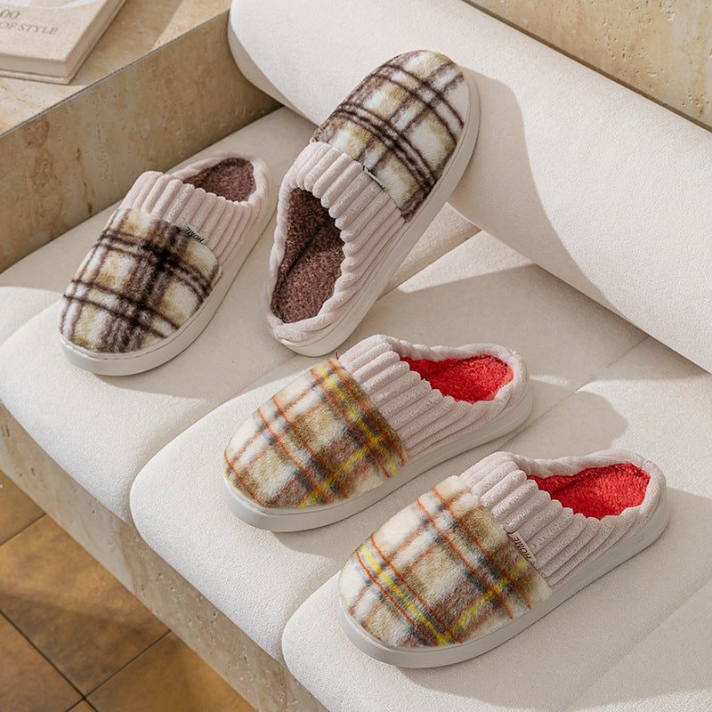 Leisure Home Comfortable Soft Cotton Slippers