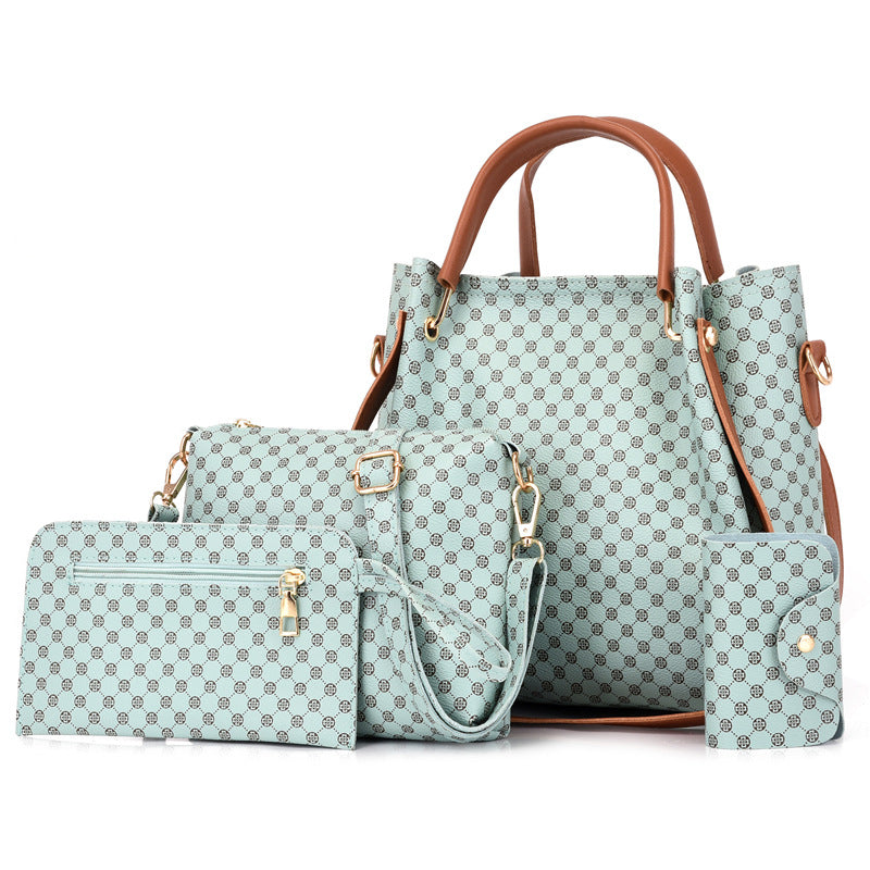 Women's Bag Handbag Fashion Fashion Mother And Child Bag Four-piece Set