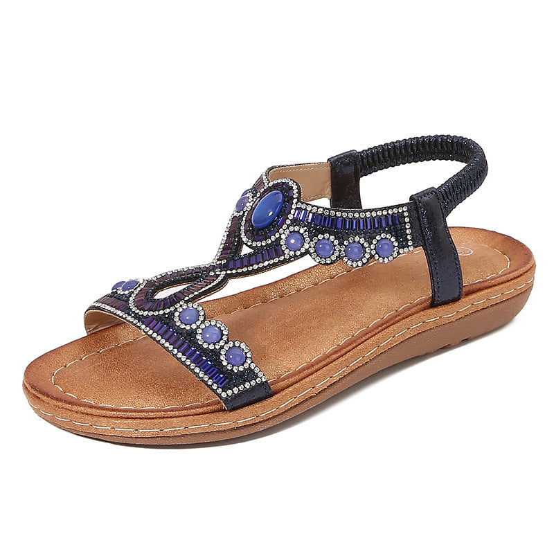 Frosted Bohemian Sandals Women's Summer