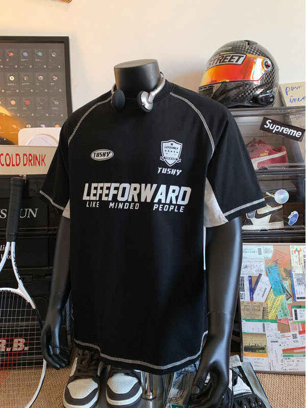 Round Neck Short Sleeve Men Clothing Loose Outdoor Sports T-shirt