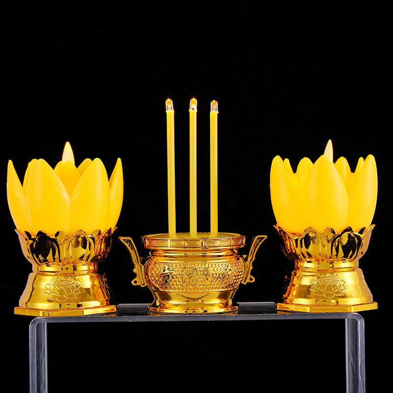 Lotus Lamp Led Simulation Electronic Incense Tube Candle