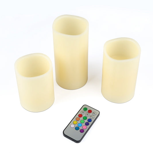 6Pc Flameless Candles Votive Candles Wireless Battery Operated LED Flickering Candles With Remote Control Timer