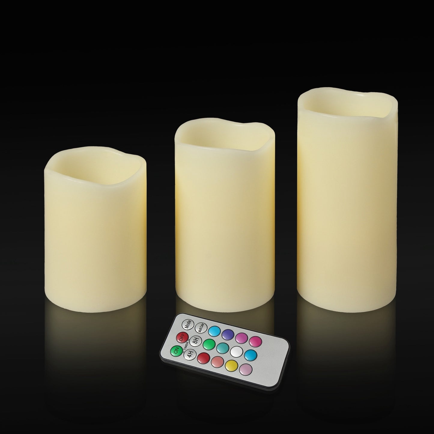 6Pc Flameless Candles Votive Candles Wireless Battery Operated LED Flickering Candles With Remote Control Timer