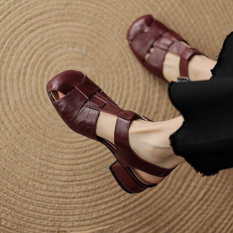 Super Comfortable Super Soft Sheepskin Roman Sandals