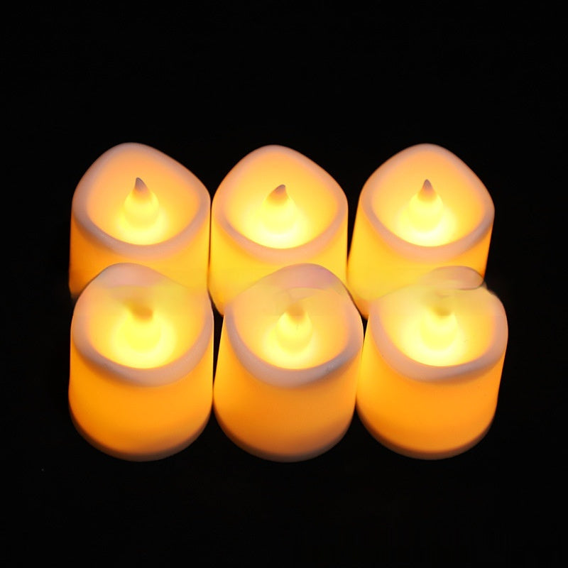 Cross-border Flameless Wish Creative Wedding Confession Halloween Christmas Decoration Candle Light