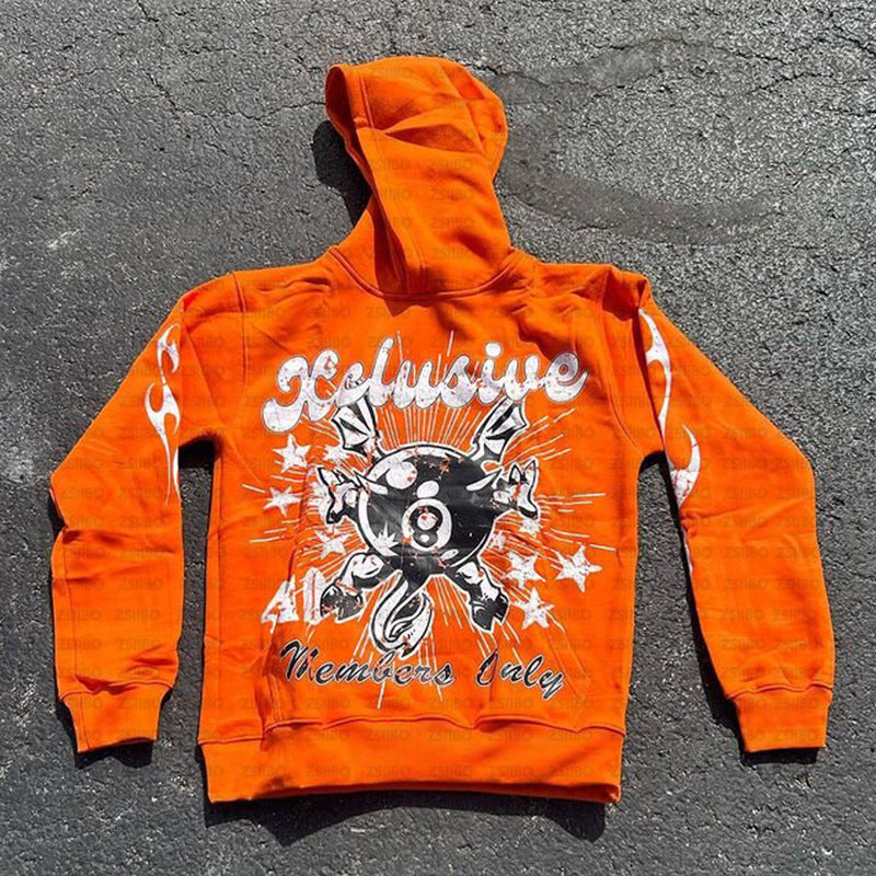 Personalized Letter Printing Loose Pullover