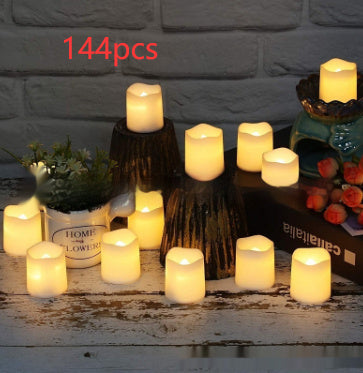 Cross-border Flameless Wish Creative Wedding Confession Halloween Christmas Decoration Candle Light