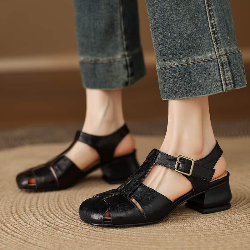 Super Comfortable Super Soft Sheepskin Roman Sandals