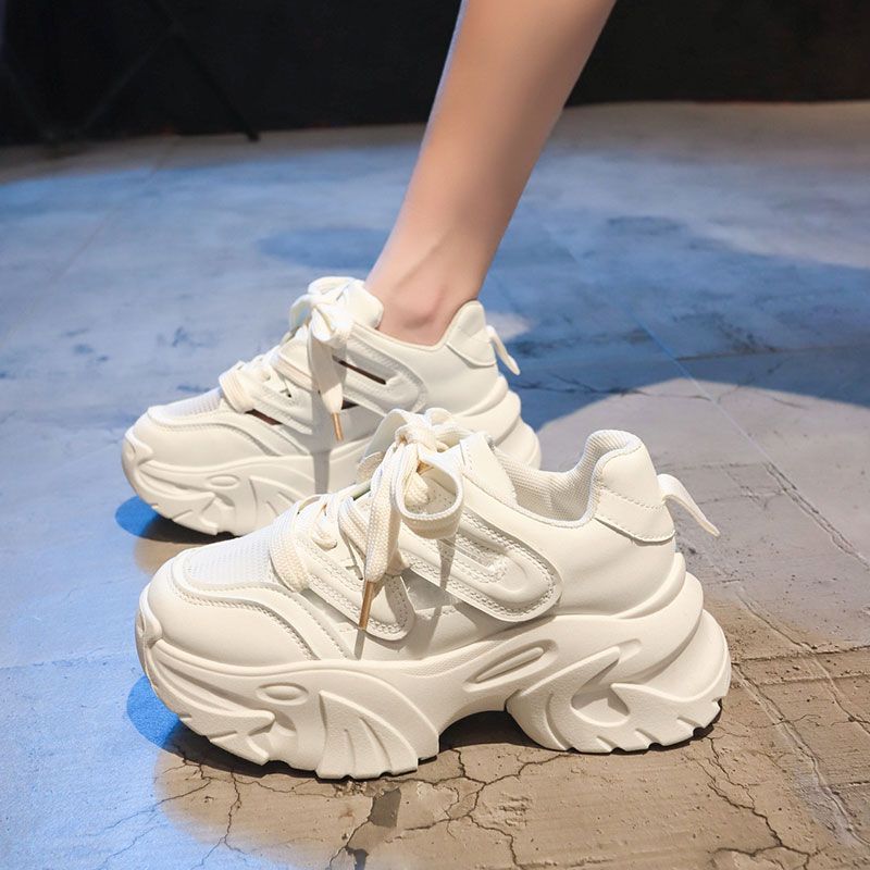 Height Increasing Thick Bottom Women's Sports Casual Shoes