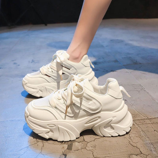 Height Increasing Thick Bottom Women's Sports Casual Shoes