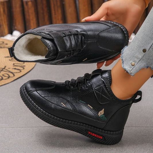 Female Non-slip Comfortable Velvet Warm Cotton Shoes