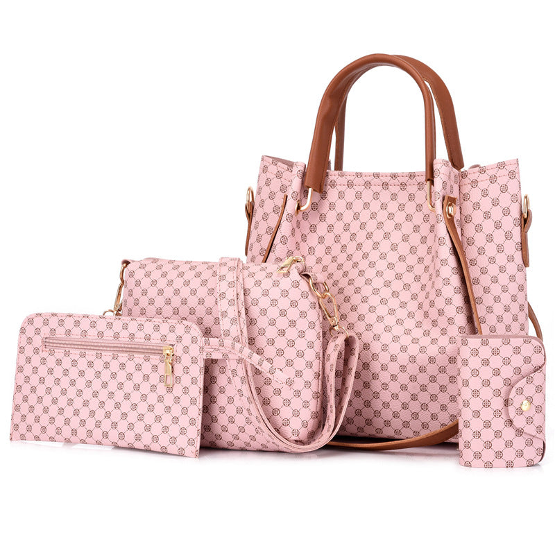Women's Bag Handbag Fashion Fashion Mother And Child Bag Four-piece Set