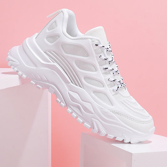 Trendy Thick Bottom Height Increasing Breathable Comfortable Four Seasons Leisure Sneaker
