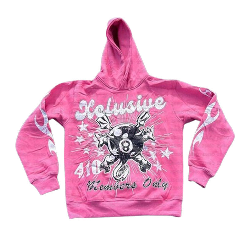 Personalized Letter Printing Loose Pullover