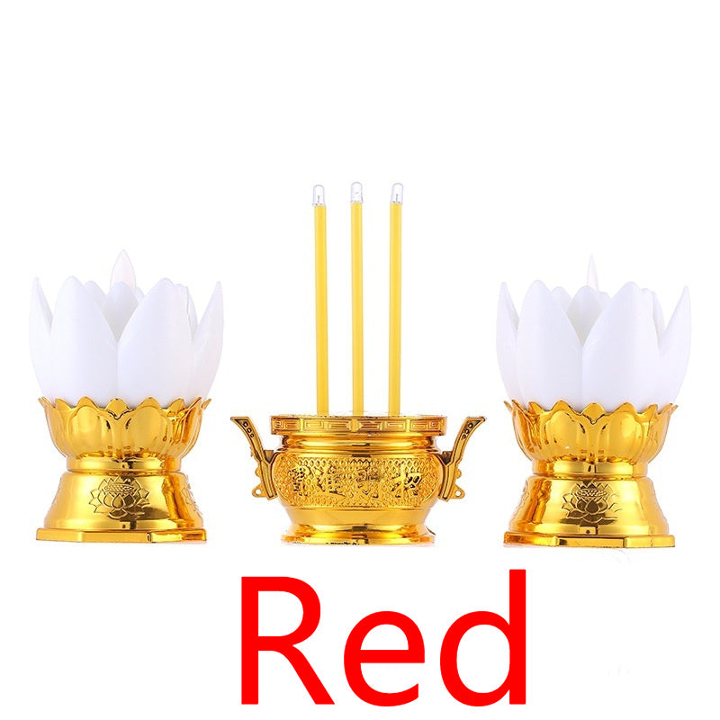 Lotus Lamp Led Simulation Electronic Incense Tube Candle