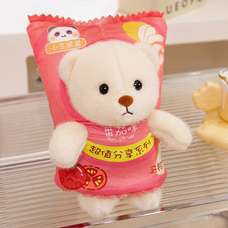 Cute Hand Warmers Plush Doll Crossbody Bag