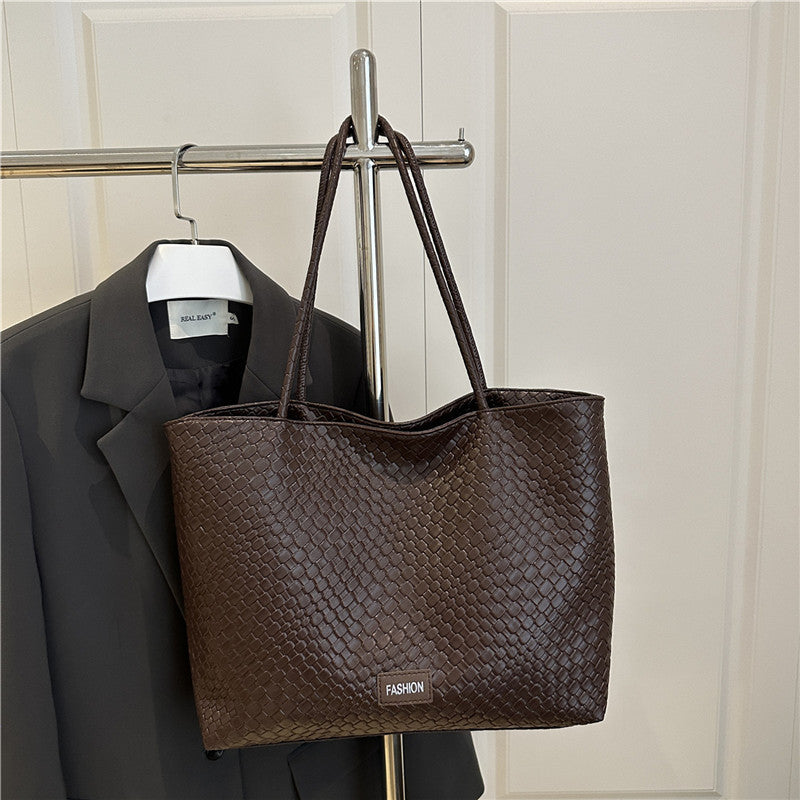 Casual Simple Large Capacity Shoulder Bag Women